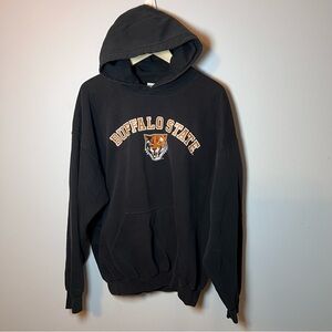 Buffalo State Bengals Hoodie Men’s XL Black Sweatshirt Pullover College NCAA